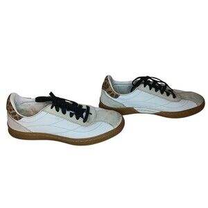 Cole Haan Grand Crosscourt Brynn Sneakers Women's White Silver Birch Cheetah 9.5